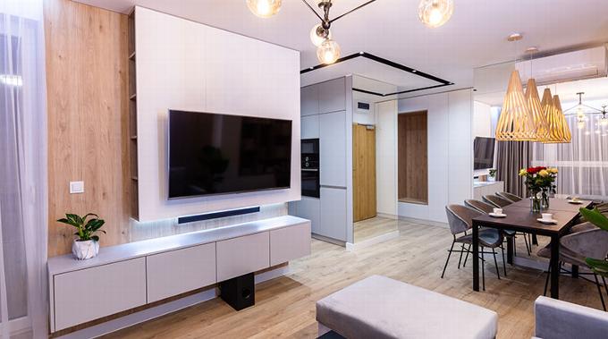 storage and cable tidy solutions in a modern home