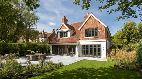 Home exterior and garden