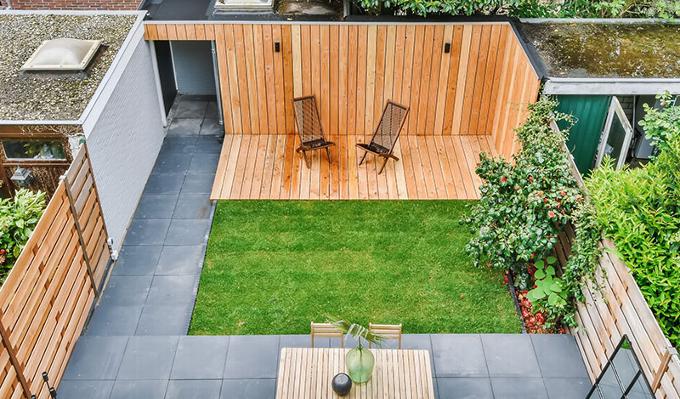 small designed garden in essex